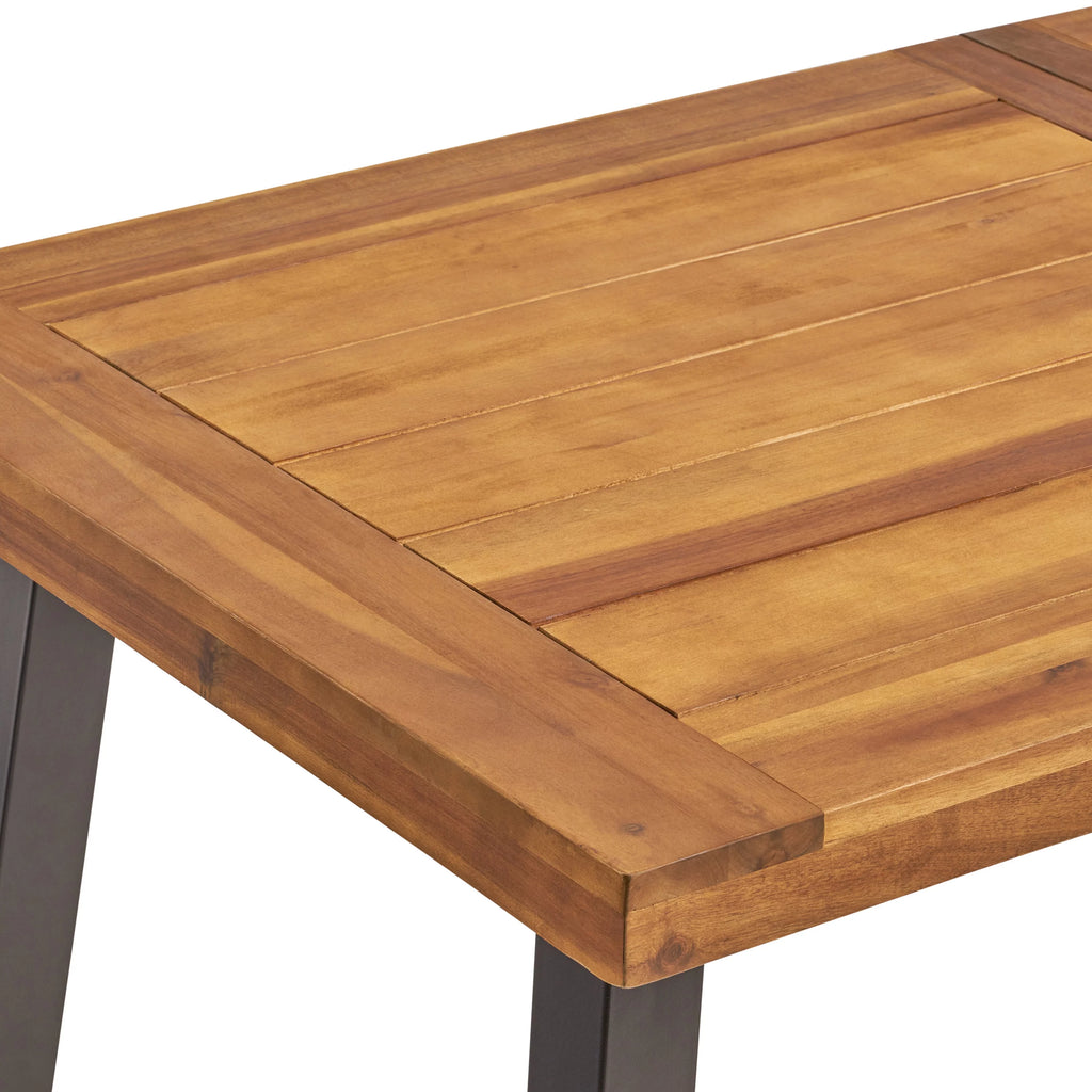 Acacia Wood 7 Piece Dining Set M600