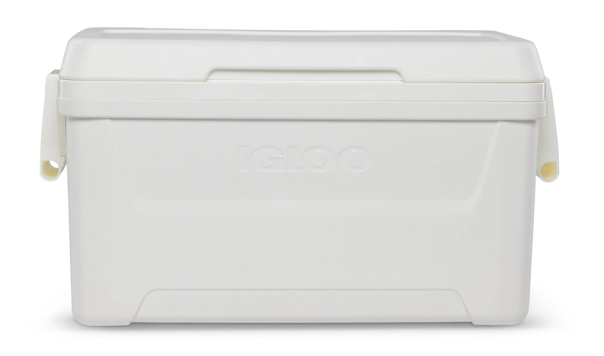 48 QT White Hard Sided Ice Chest Cooler N699457