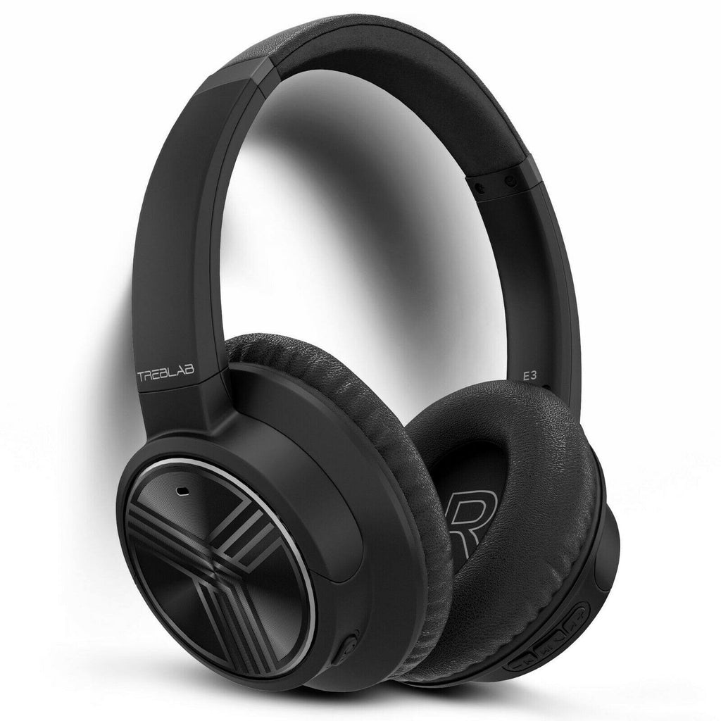 Over-Ear Bluetooth Headphones Active Noise Cancelling Black Q997276