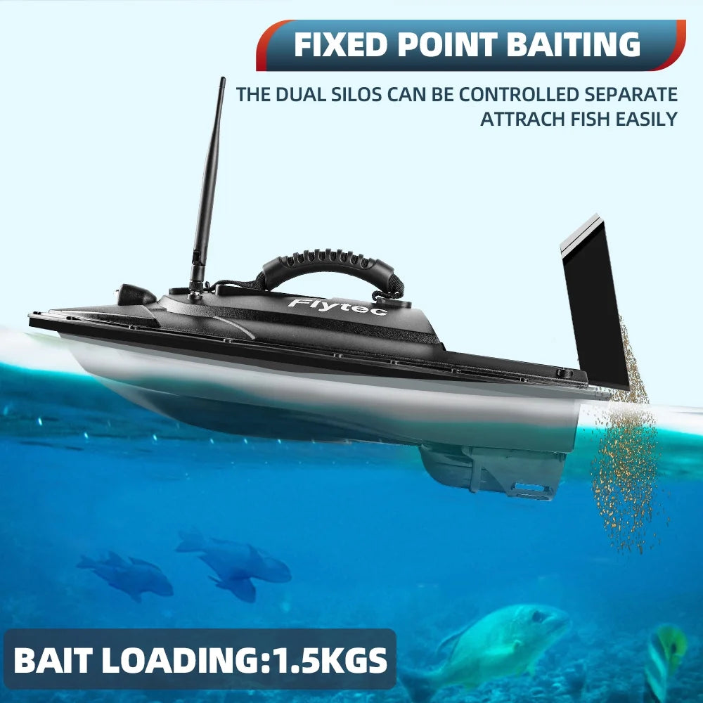500M Remote Control Fishing Bait Boat with GPS L60147