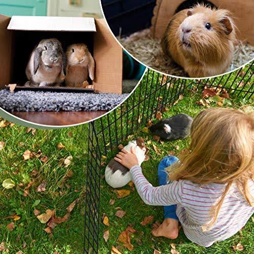 8 Panel 42-Inch Black Dog Playpen O2641