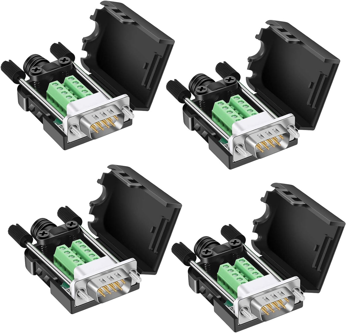 DB9 Breakout Connector 5 Male+5 Female 9 Pin H602511