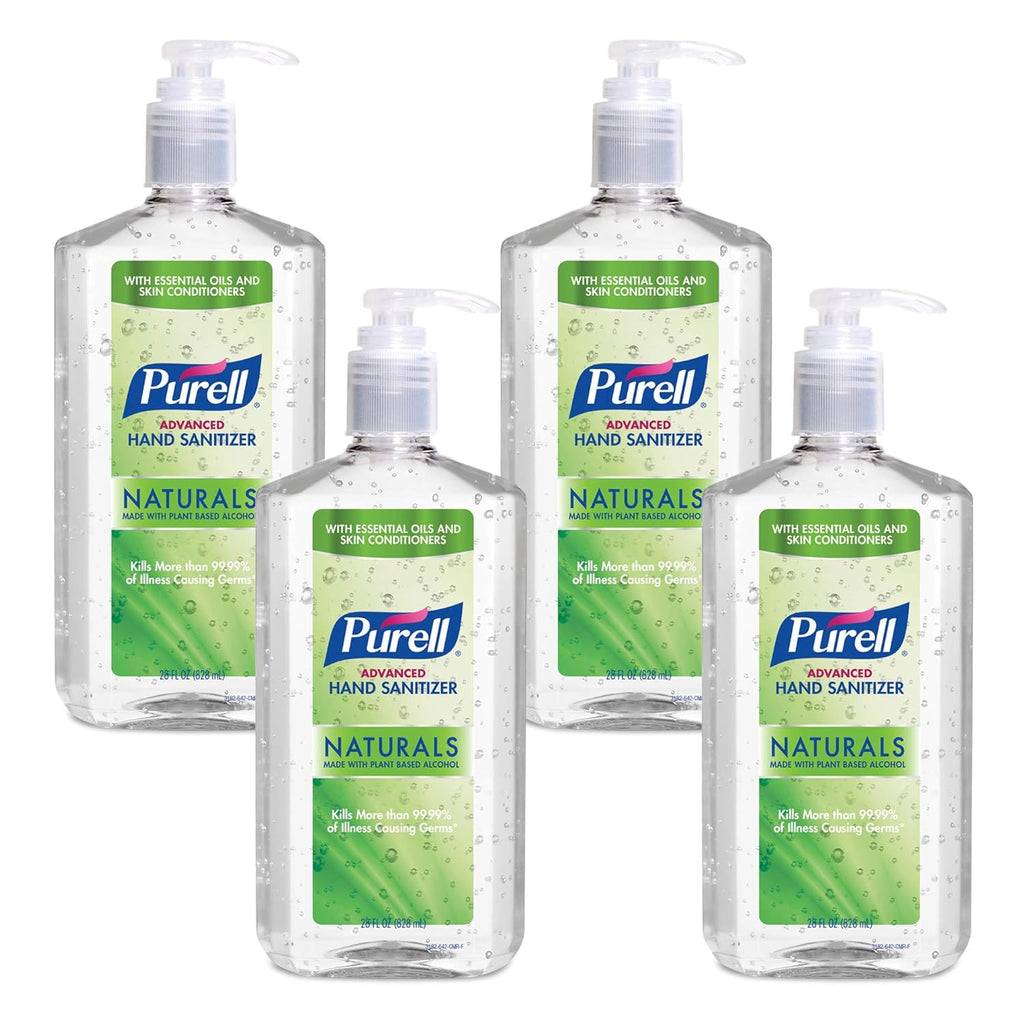 Citrus Scent Hand Sanitizer, 28 fl oz Pump Bottle (Pack of 4) F929756