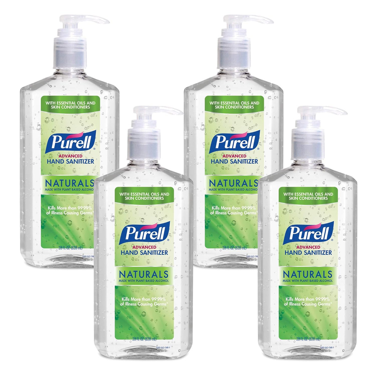 Citrus Scent Hand Sanitizer, 28 fl oz Pump Bottle (Pack of 4) F929756