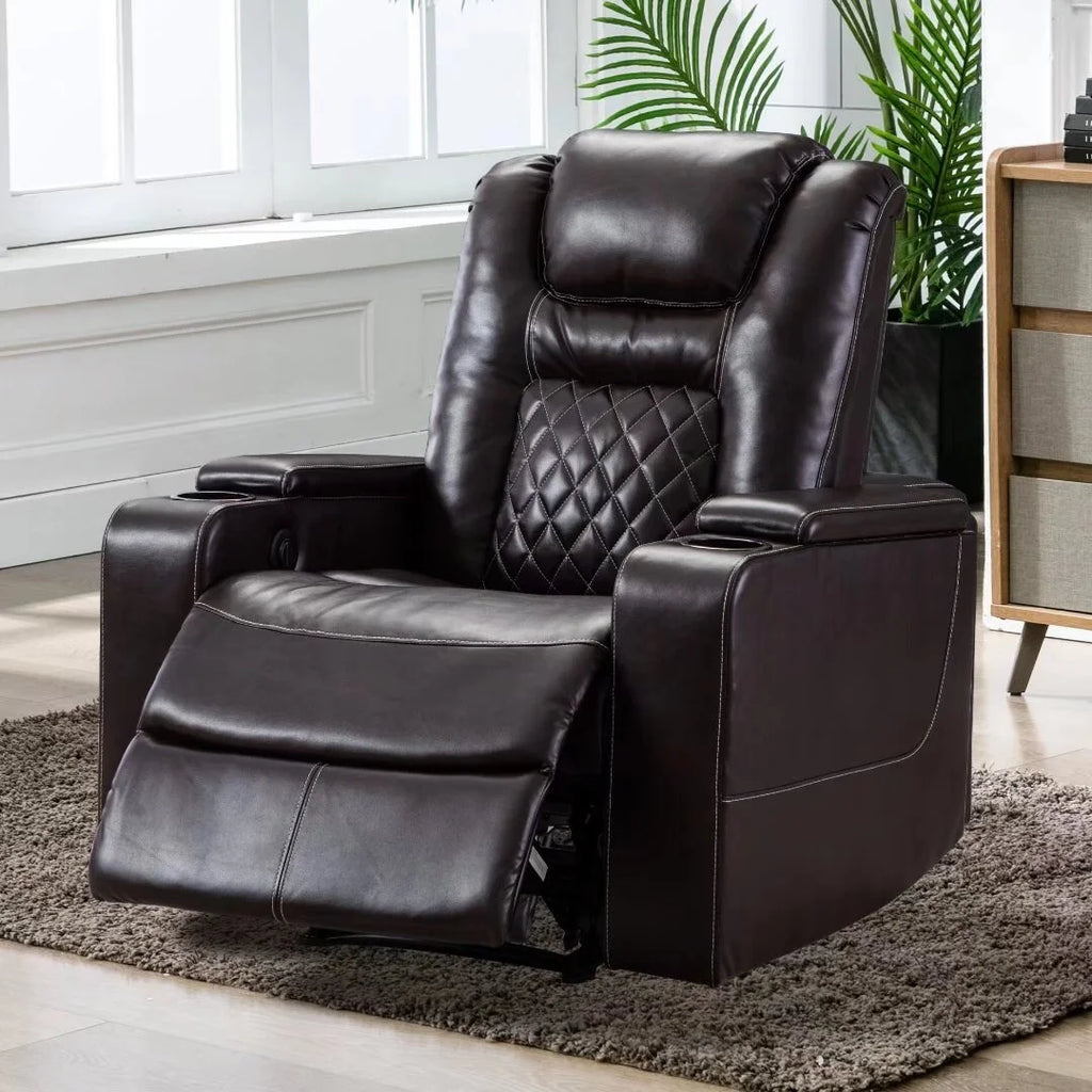 Power Recliner Home Theater Seating Chair N7298