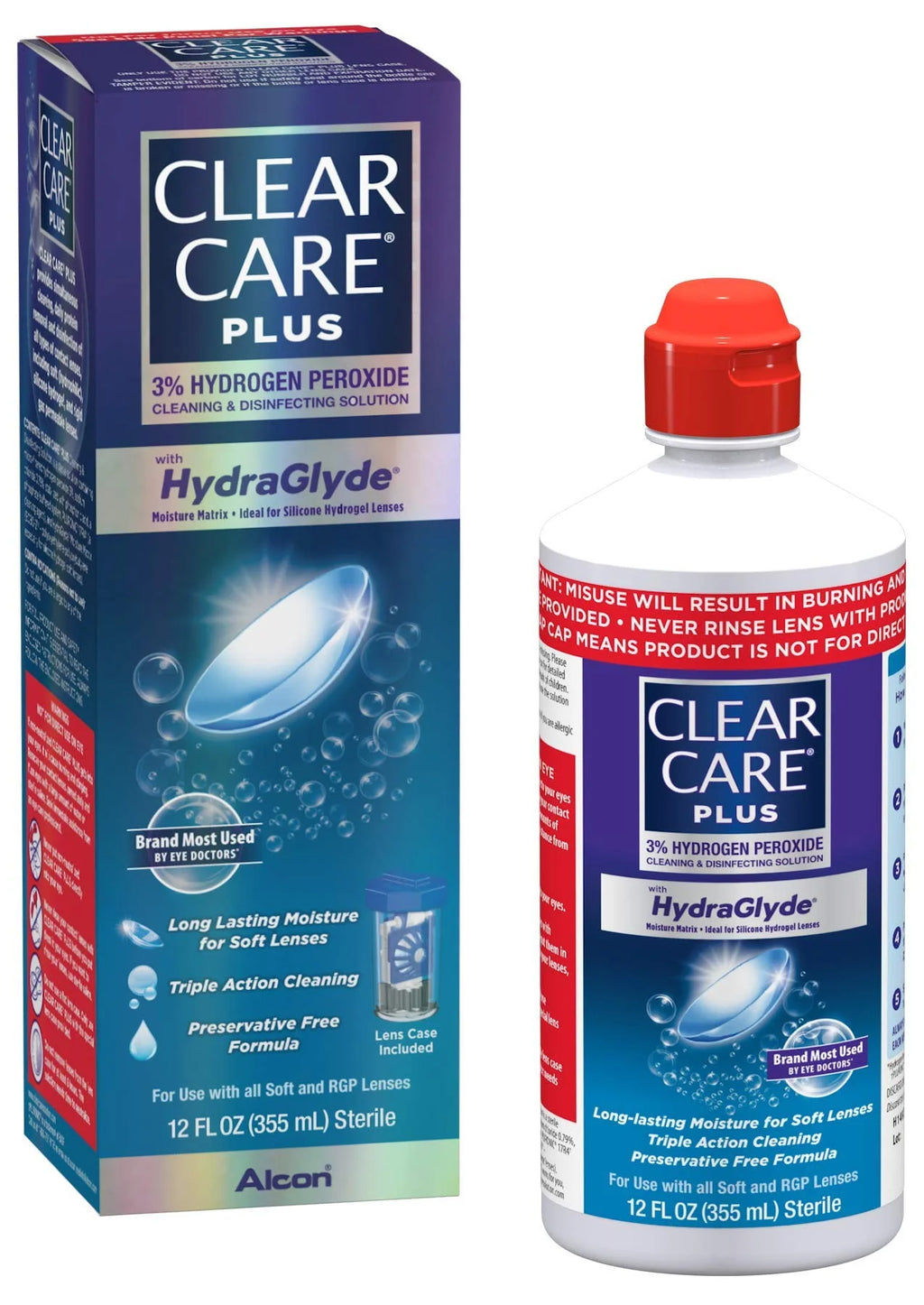 12 oz Contact Lens Cleaning and Disinfecting Solution J97144