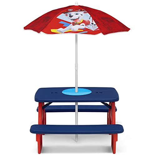 4 Seat Activity Picnic Table with Umbrella C587