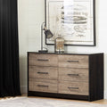 6 Drawer Double Dresser N844013