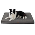 Waterproof Orthopedic Egg Crate Foam Dog Bed with Removable Washable Cover, Green Q978251