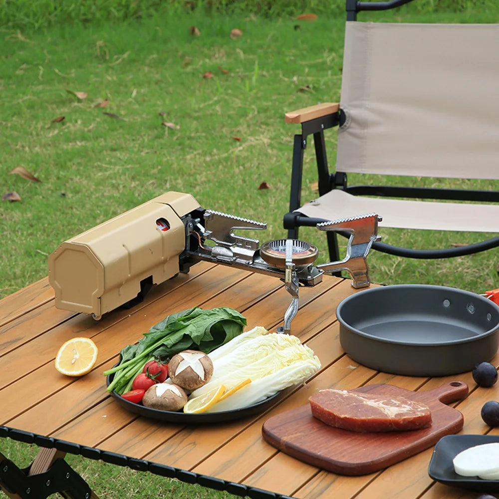 Camping Cassette Stove 2600W with Carrying Bag B8424