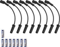 8Pcs Spark Plug Wires Set for Cheverolet Silverado, Pack of 2 P854
