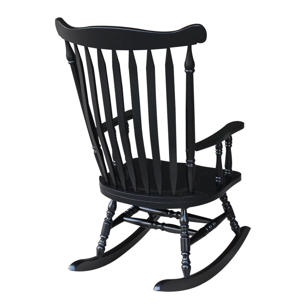 Antique Black Rocking Chair C1763