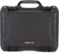Black Waterproof Hard Case with Padded Dividers and TSA Approved Travel Lock Latches B3588