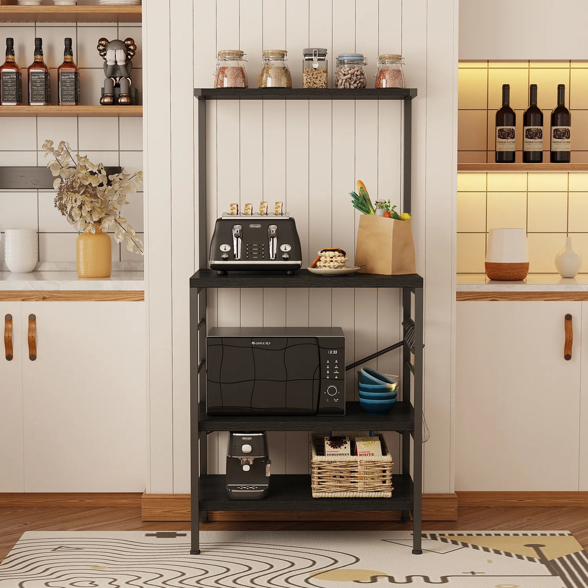 Black Kitchen Baker's Rack P3894
