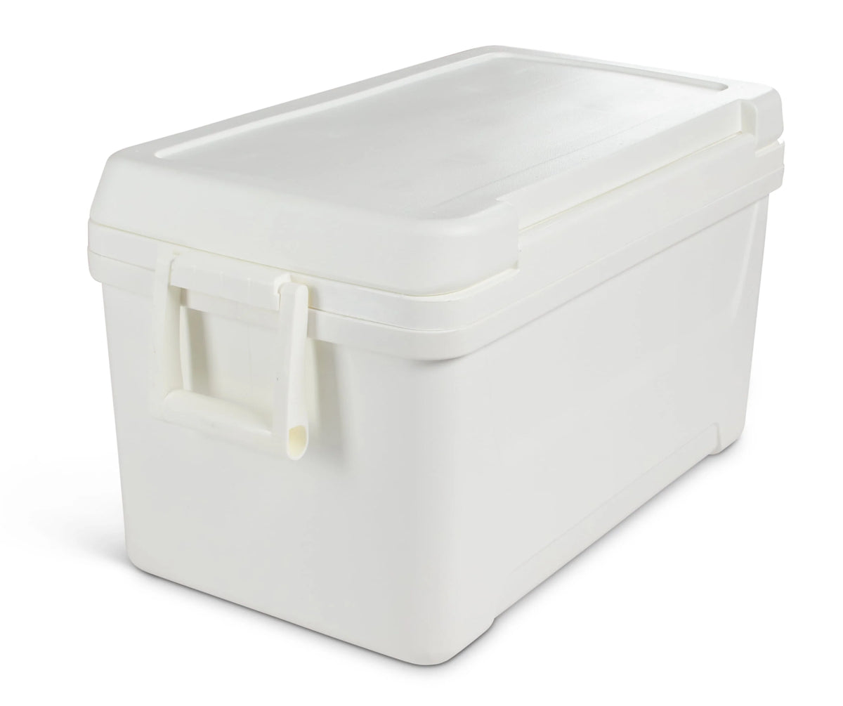 48 QT White Hard Sided Ice Chest Cooler N699457