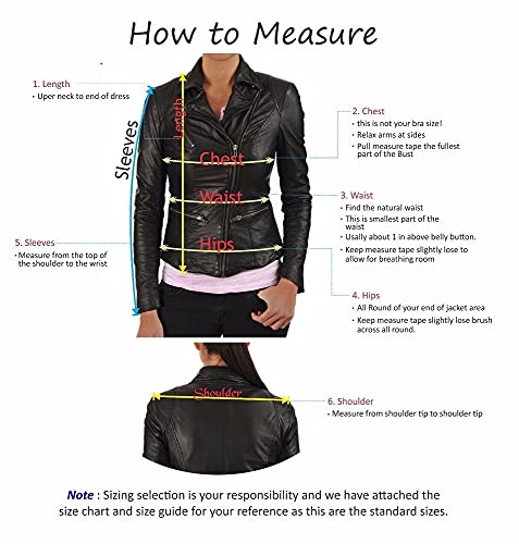 Lambskin Leather Motorcycle Jacket Y166