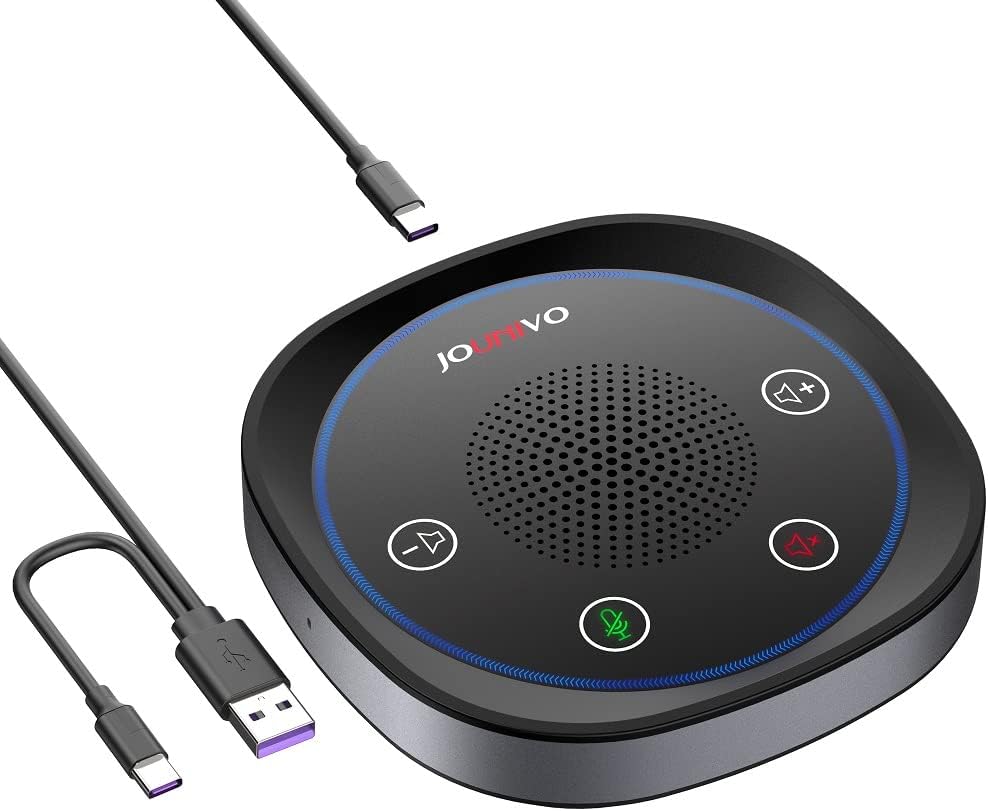USB Speakerphone Microphone, Conference Speaker Omnidirectional Computer Mic Z937627