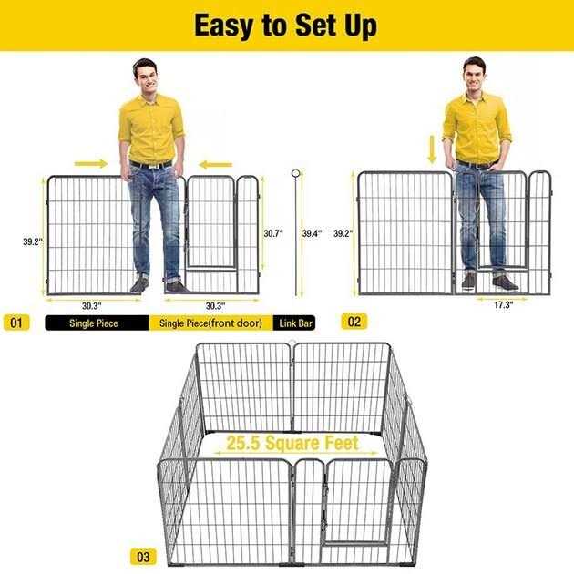 Portable Dog Playpen J2461