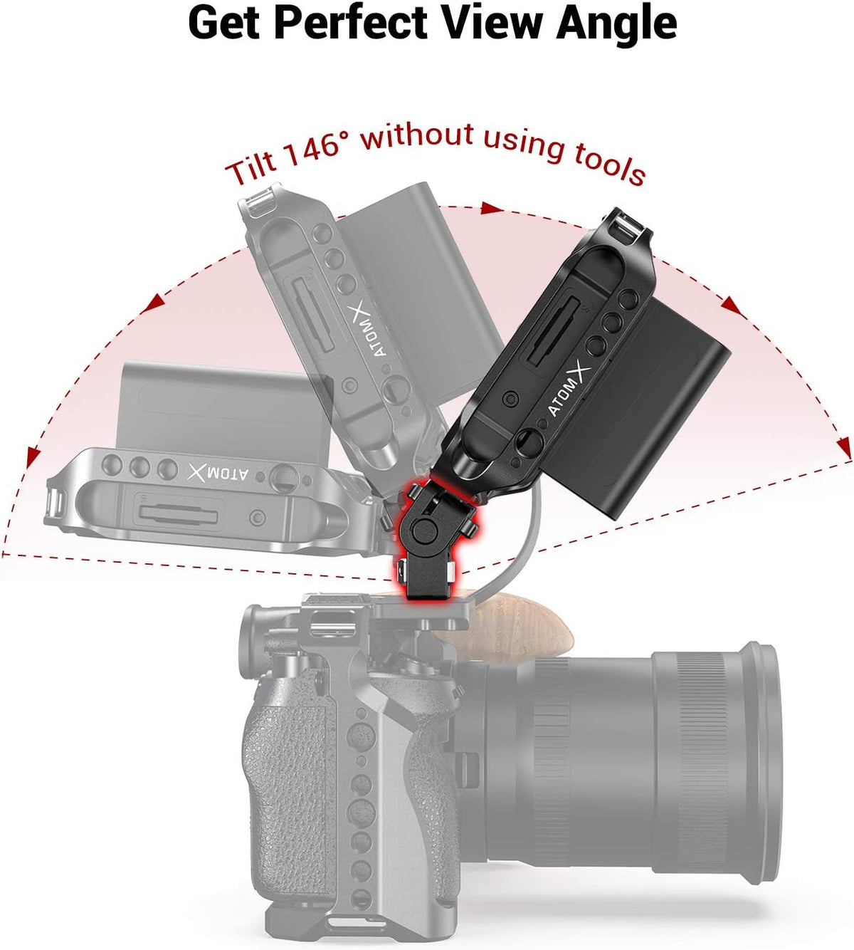 Monitor Mount EVF Holder Support with Locating Pins S6311
