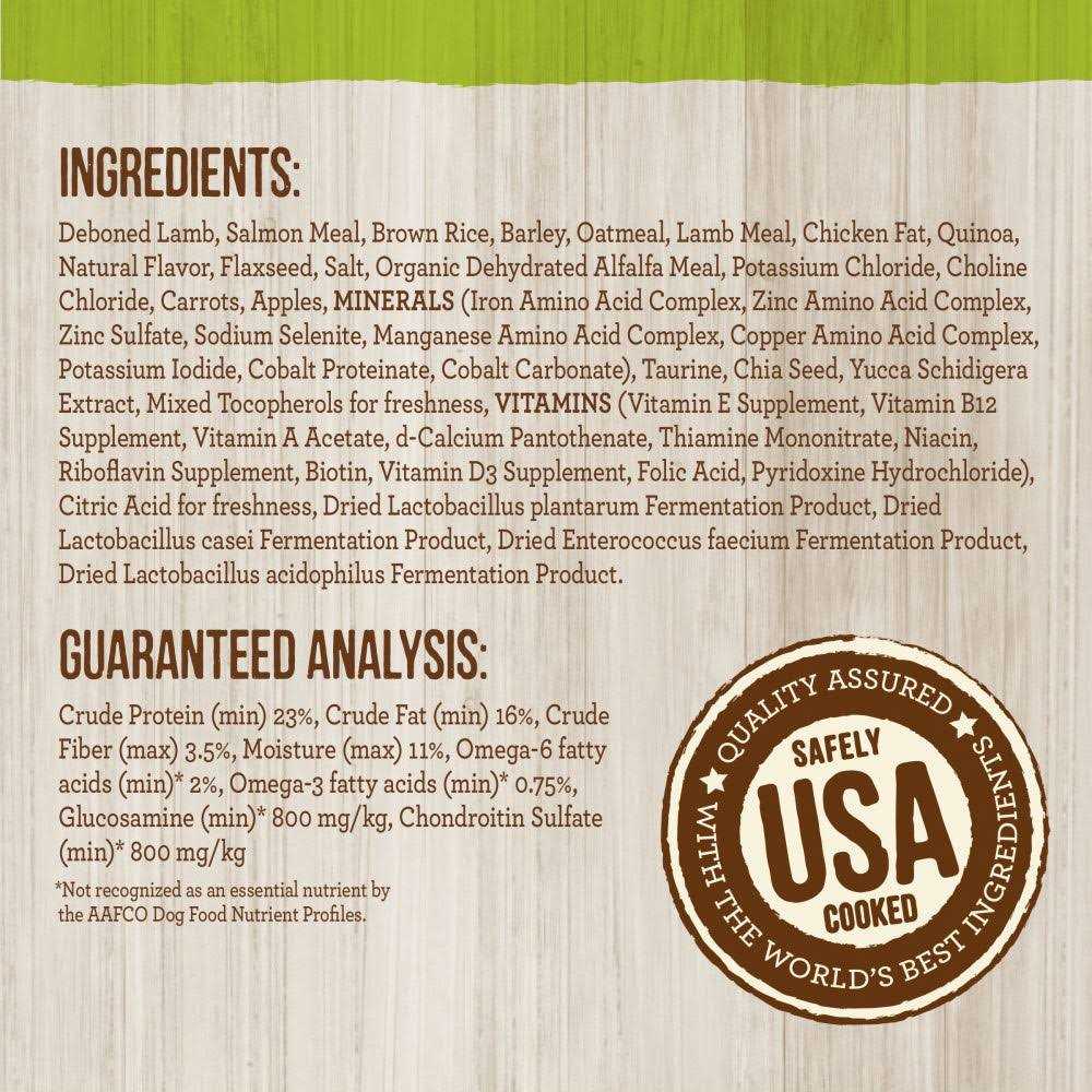 Lamb Green Peas Ancient Grains Dry Dog Food G7719