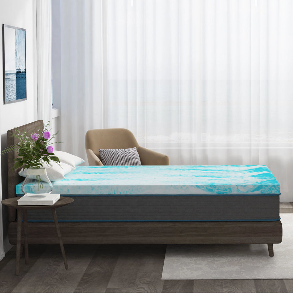 2 inch Cooling Gel Memory Foam Mattress Topper S83504