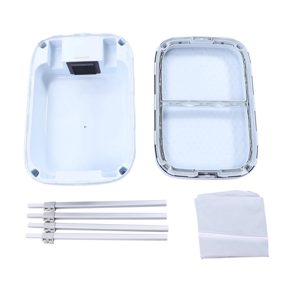 Portable White Compact Electric Clothes Dryer 330L Y849