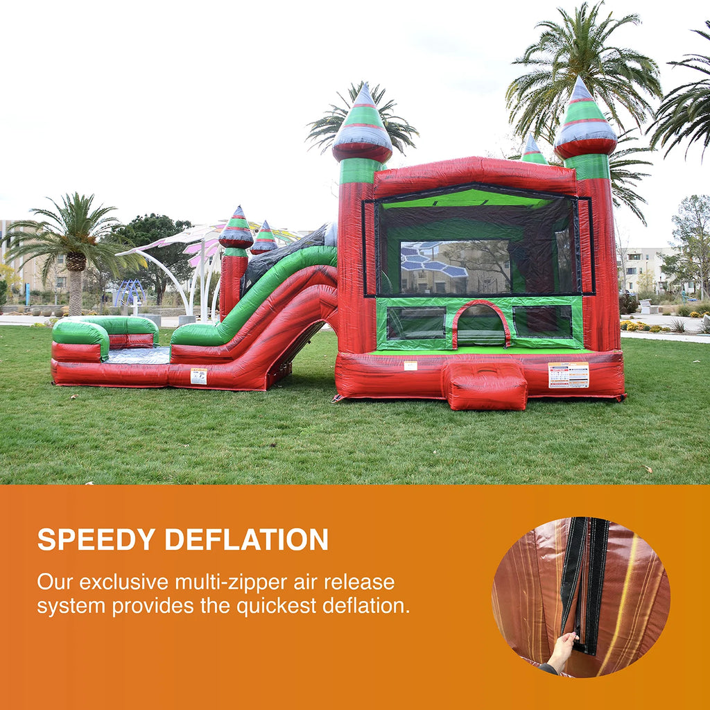 Commercial Grade Bounce House with Slide and Pool D855