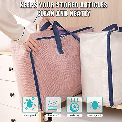 75L Clear Storage Bags with Zipper (2) D331