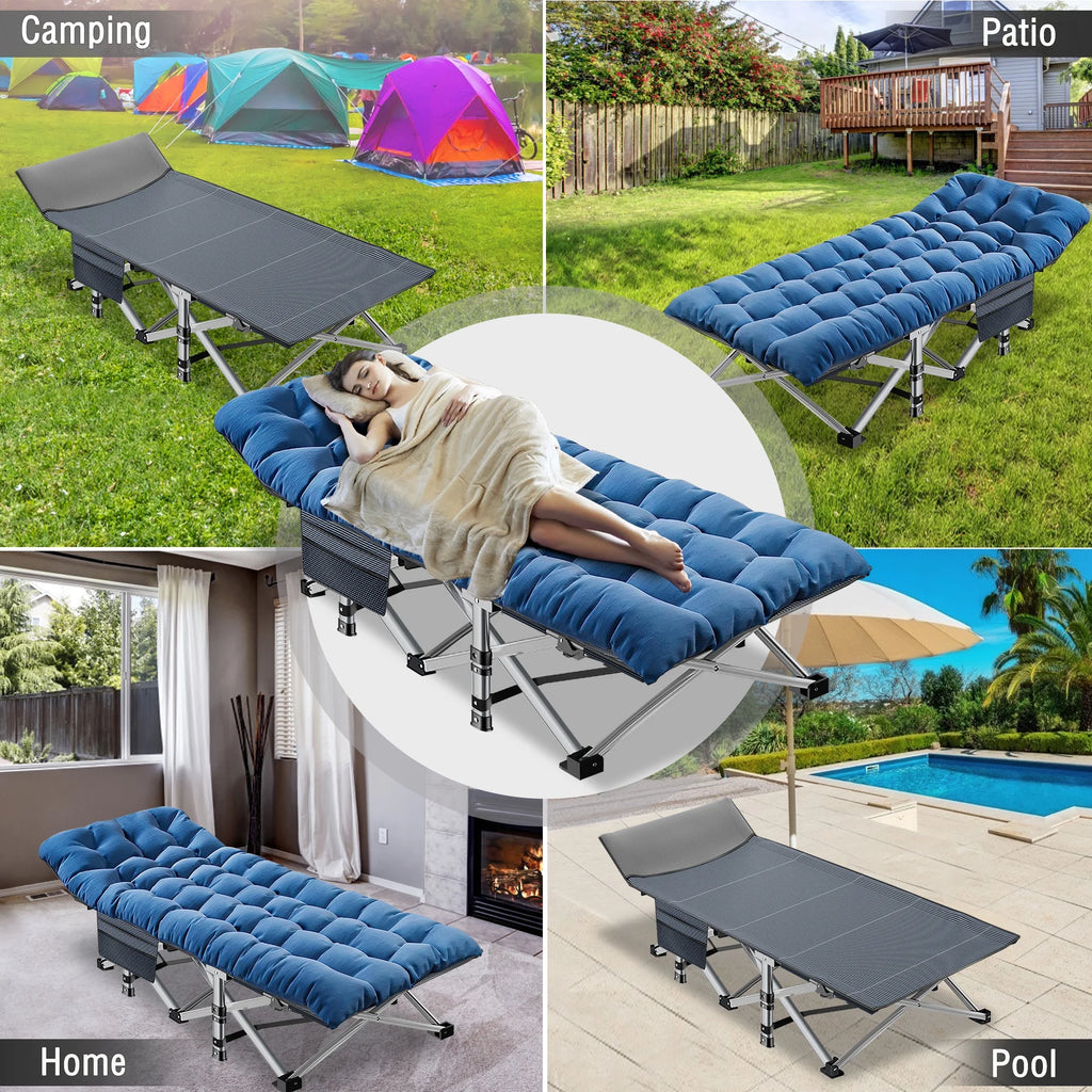 Folding Camping Cot with Carry Bag C924553