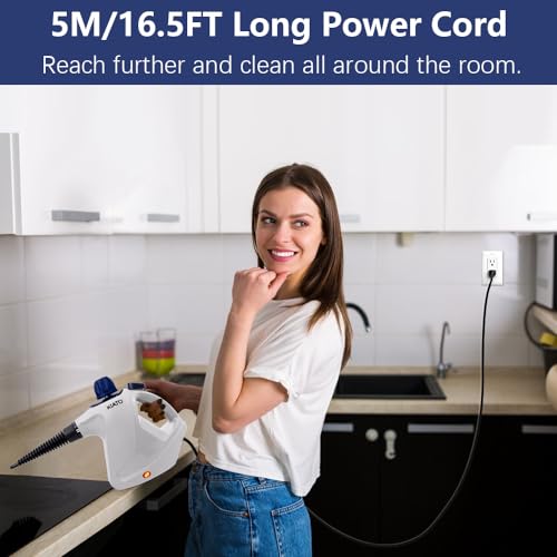 10 in 1 Handheld Steam Cleaner White Q8645