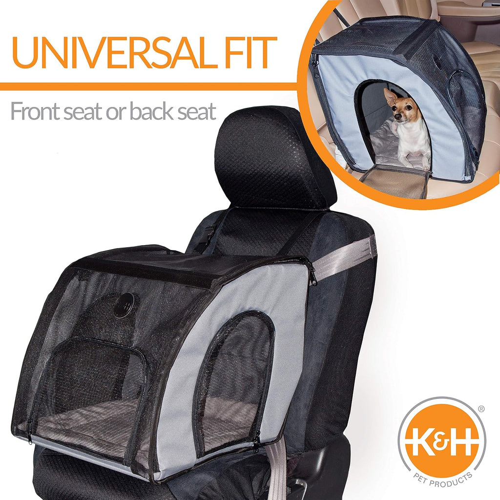 Gray Black Medium Pet Travel Carrier H10539