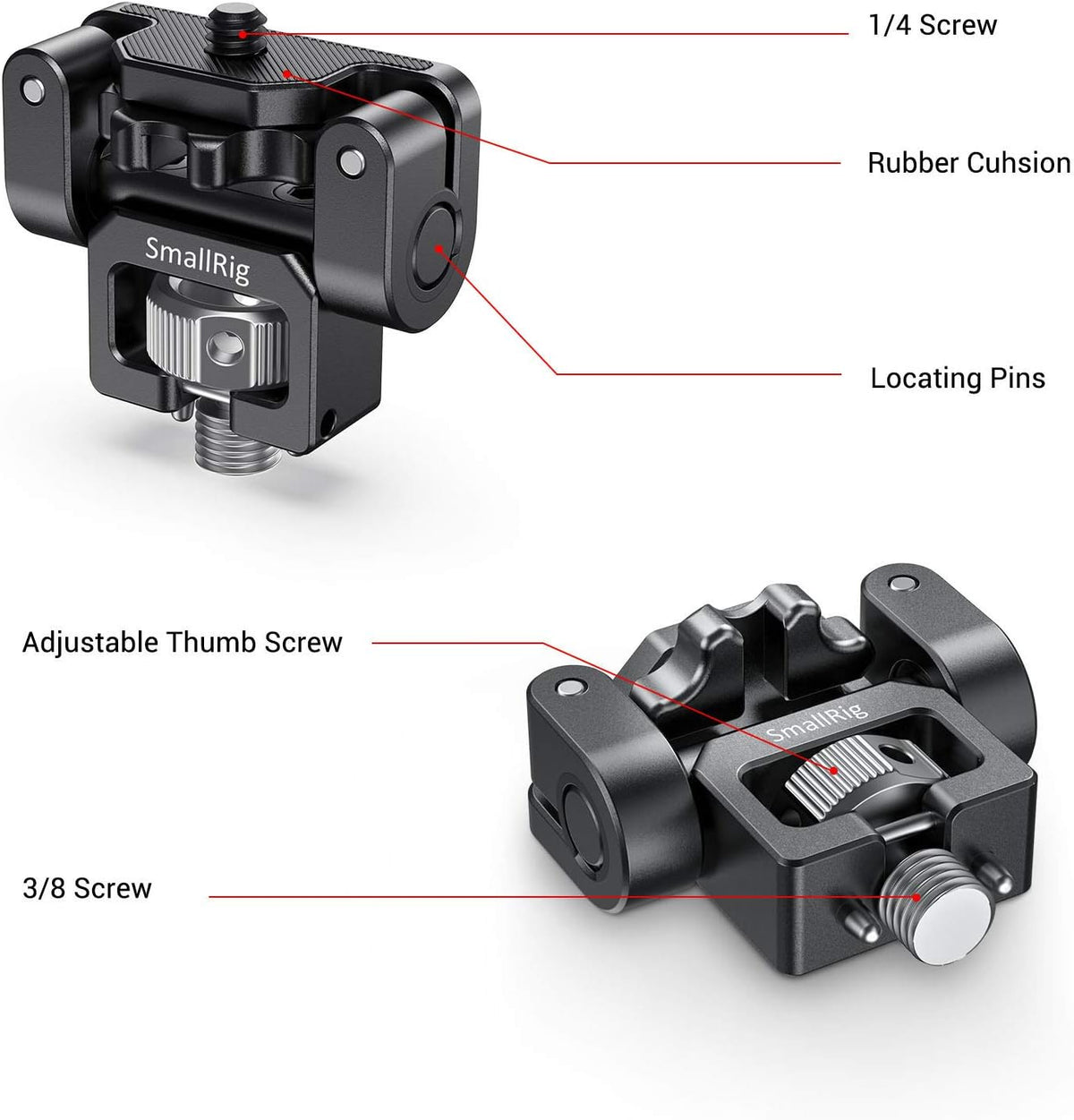 Monitor Mount EVF Holder Support with Locating Pins S6311