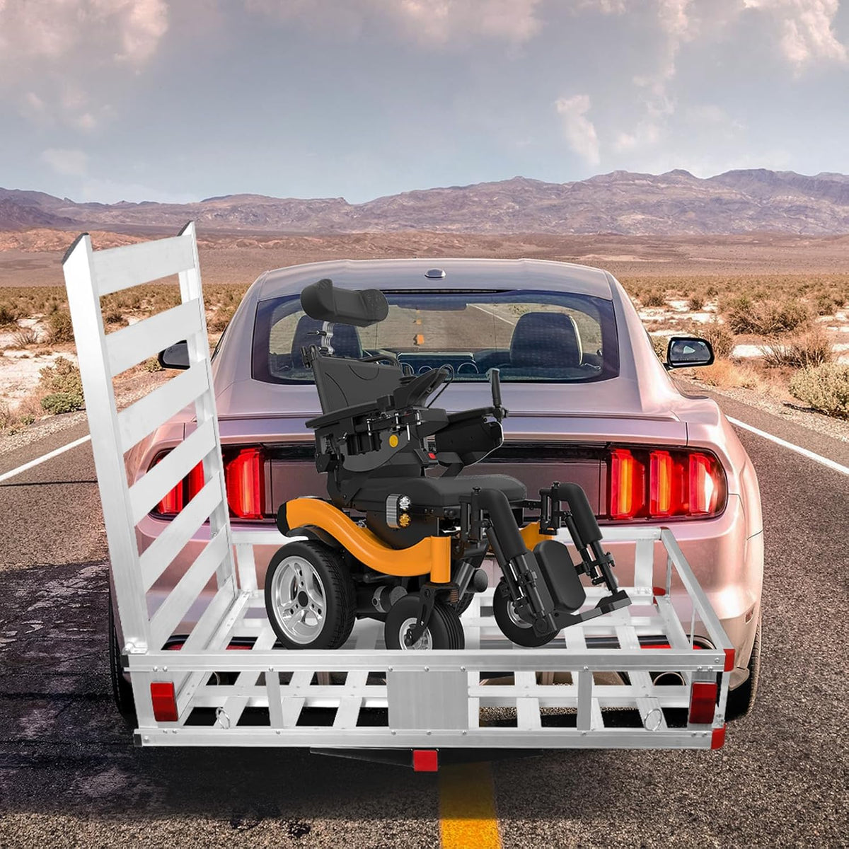 Aluminum Hitch Cargo Carrier, 50" x 29.5", 800Lbs Capacity H66458