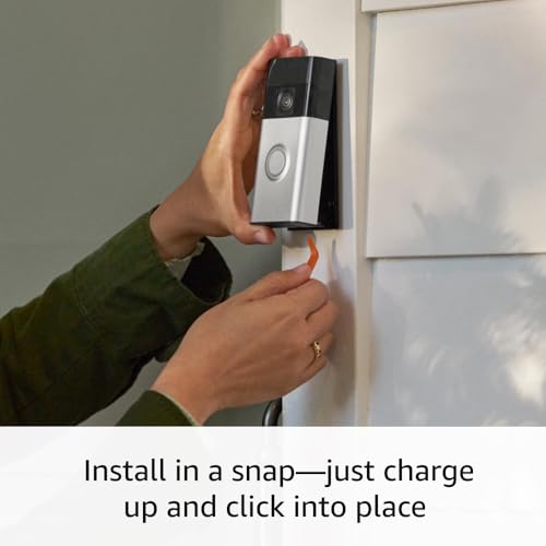 Satin Nickel Battery Doorbell A83375