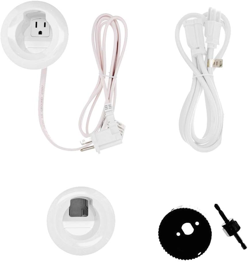 White In Wall Cord Management Kit C1146