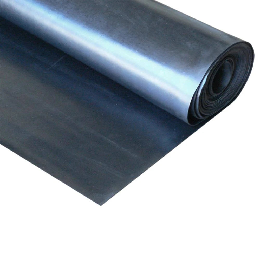 Black 1/4 in. x 36 in. x 144 in. 60A Rubber Sheet O243