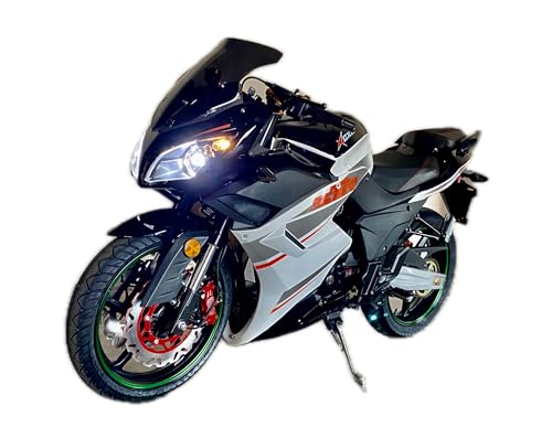 250CC Sport Bike Motorcycle 5-Speed 17" Wheels LED Headlights 2 Seater D907