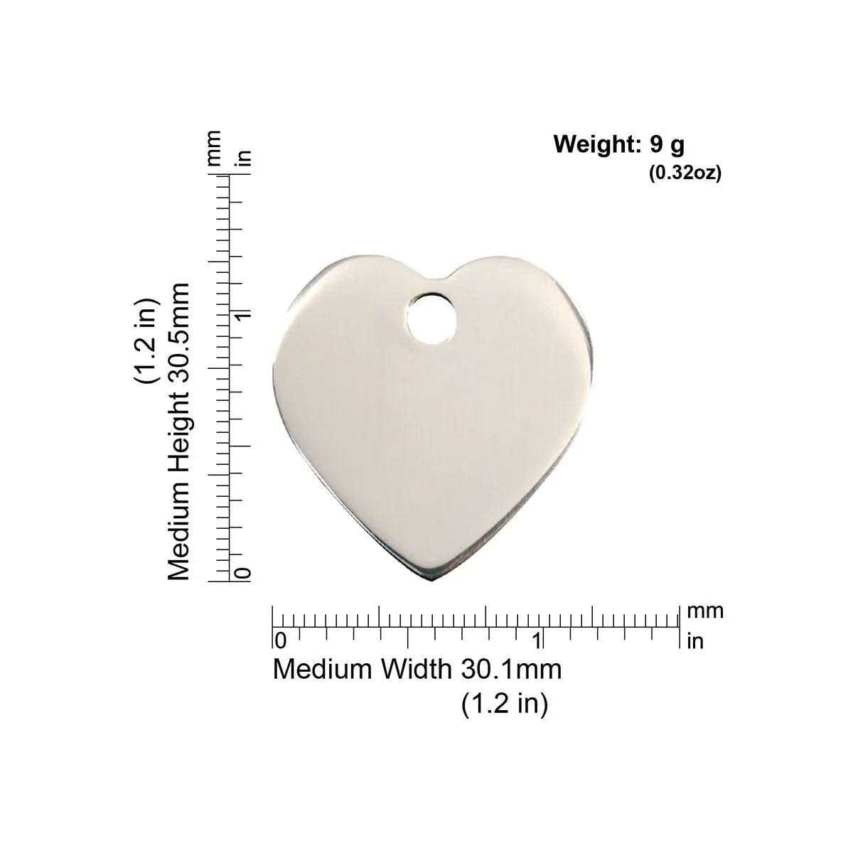 Heart Pet ID Dog Tags E321331