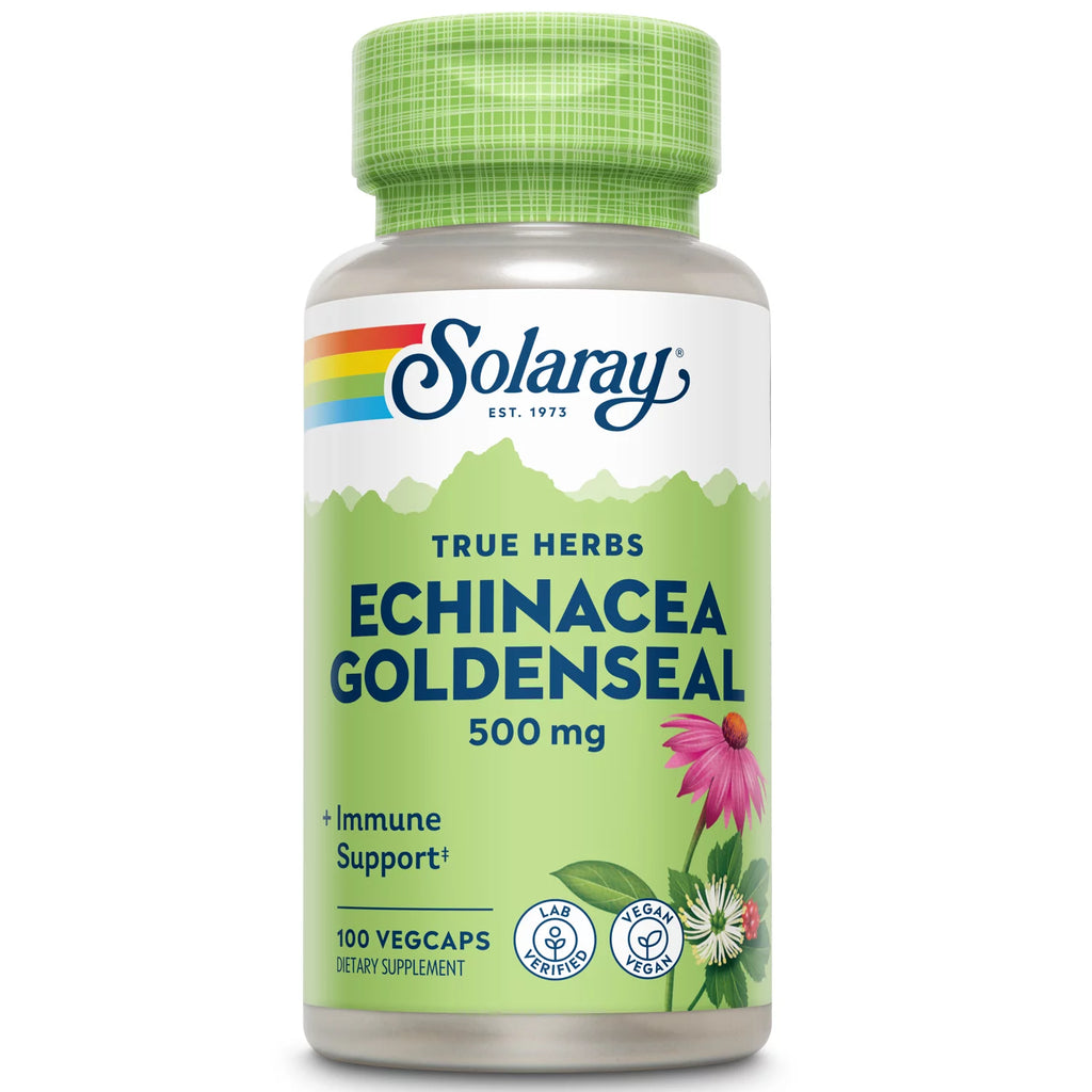 Echinacea Root & Goldenseal Root 500mg VegCaps P24021
