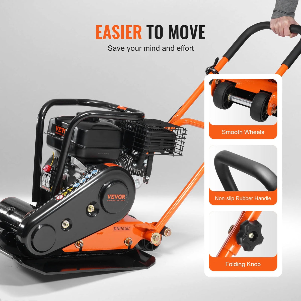 78.5cc Walk-Behind Plate Compactor H239012