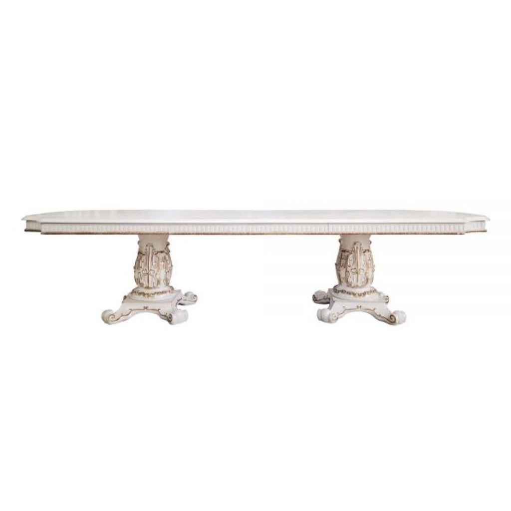 Wooden Double Pedestal Dining Table U138662