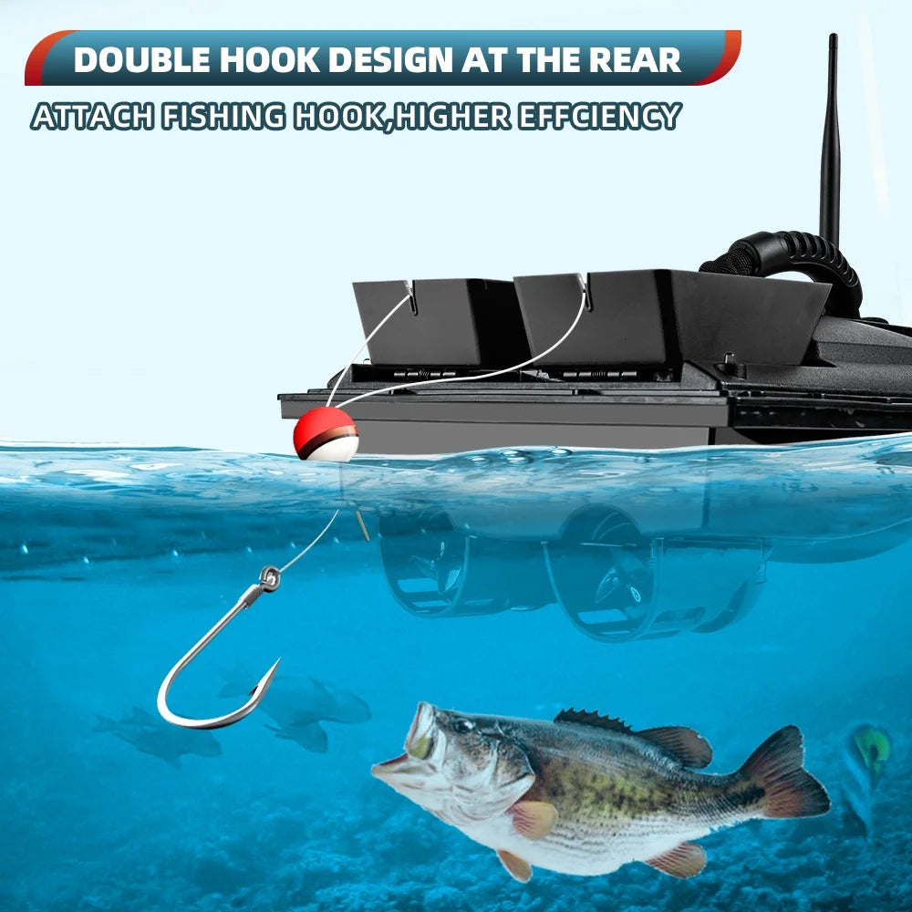 500M Remote Control Fishing Bait Boat with GPS L60147