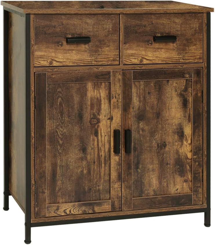 Industrial Storage Cabinet with 2 Drawers and Doors Z3921