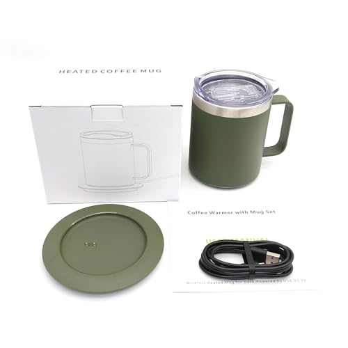 12oz Self Heating Stainless Steel Coffee Mug L72183