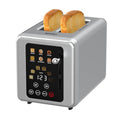 Stainless Steel 2 Slice Digital Toaster with Extra Wide Slots K929