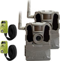 Cellular Trail Camera with No Glow, HD Photo and HD Video (2 pk) with Two Steel Reinforced Straps X62310