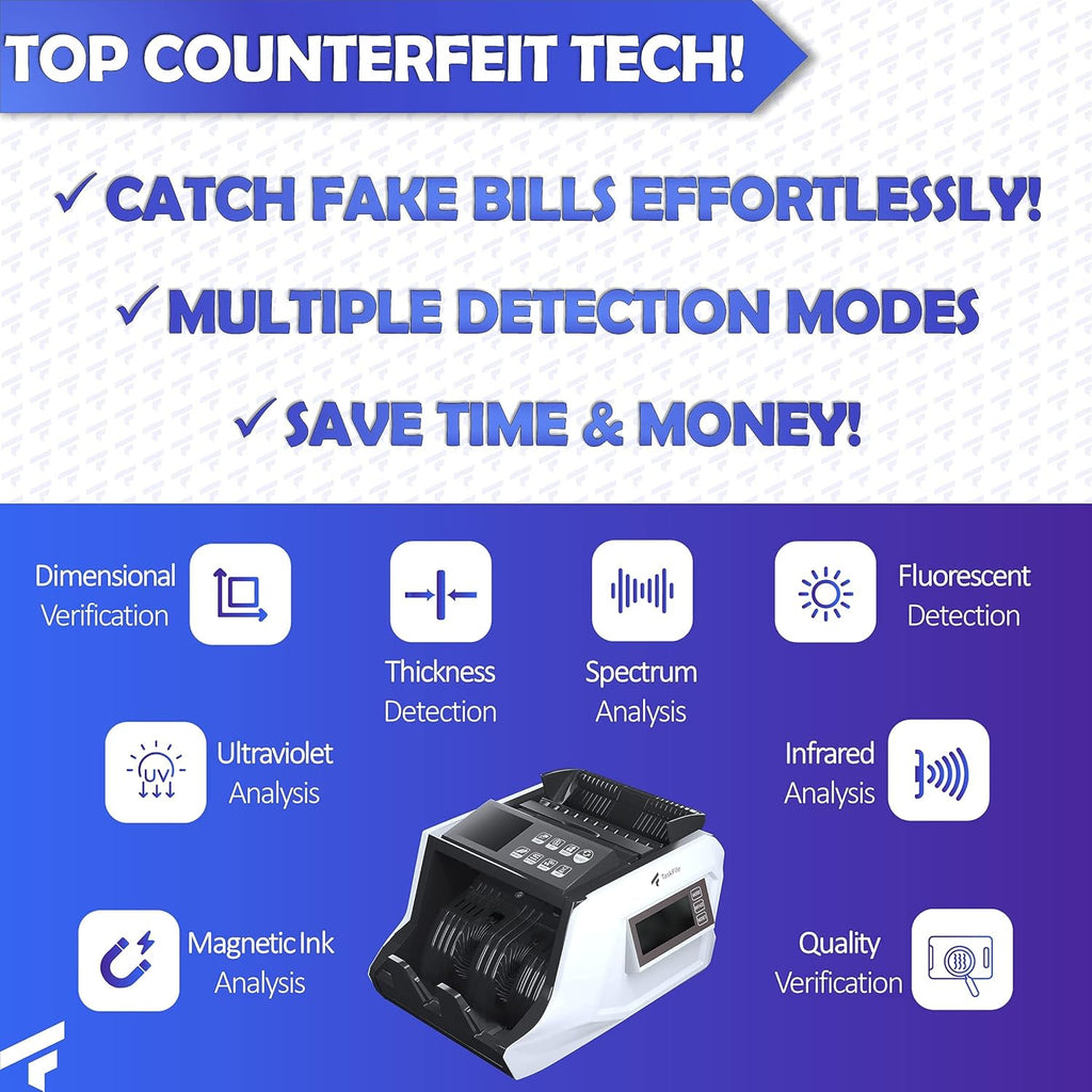 Portable Money Counter Machine with Bill Straps J154712