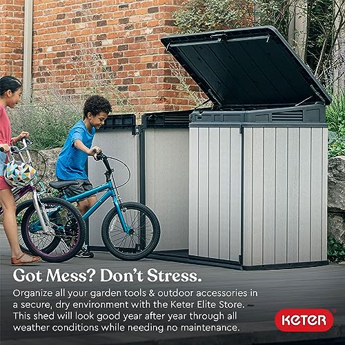 Gray 4.6 x 2.7 Ft Outdoor Storage Box N280919
