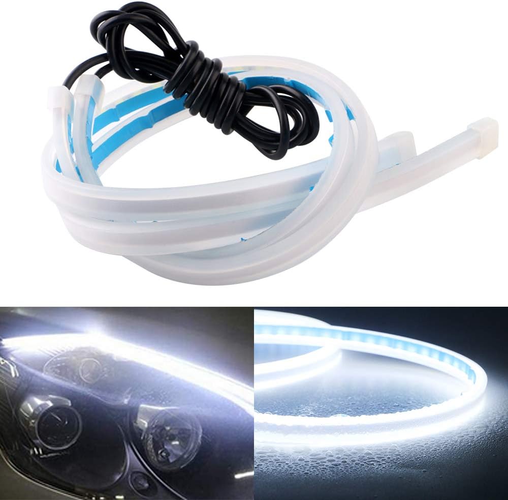 RGB Multi Color 60CM/24 Inch Waterproof LED Strip Lights 2Packs Q9823