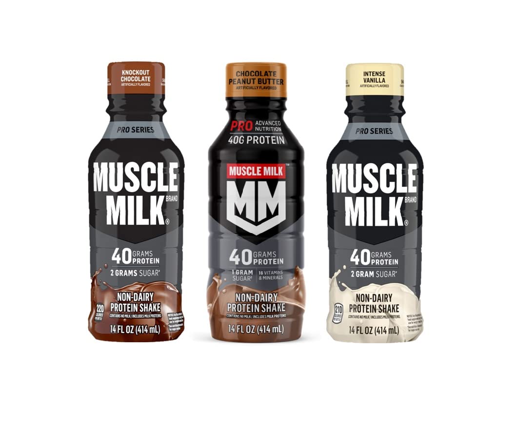 Protein Shake, 40g Protein, 14 Fl Oz, Pack of 24 D483750